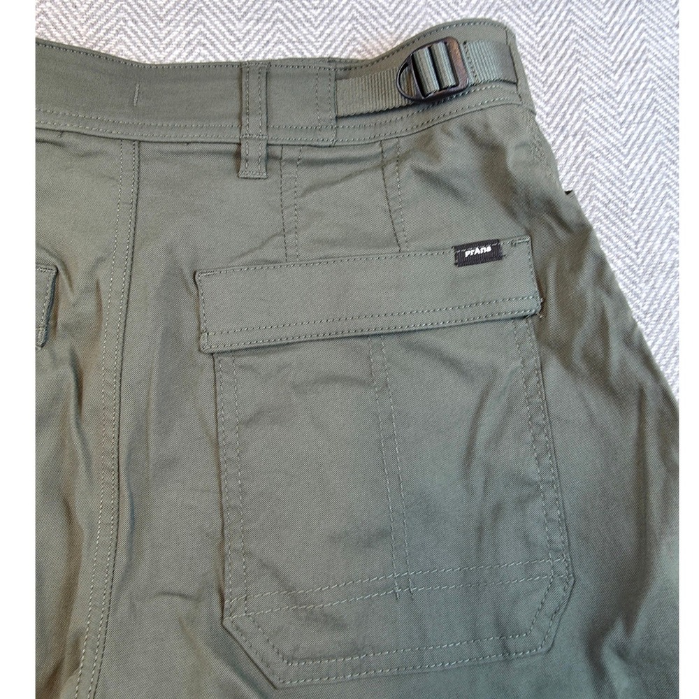 Prana Womens High Rise Standard Hiking Shorts Olive Green Size 4 2082311 - Picture 8 of 13